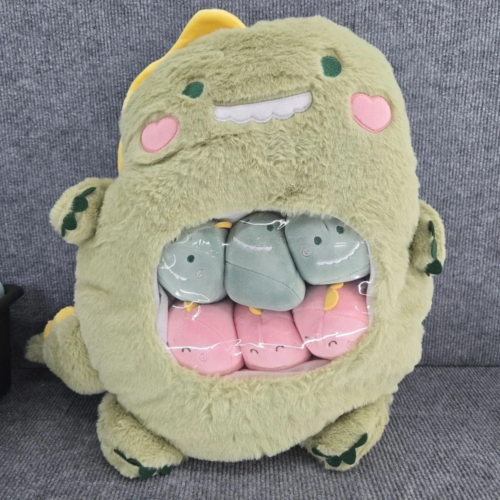 Dinosaur‎ Plush Pillow Removable Dinosaur Stuffed Plushie Anime